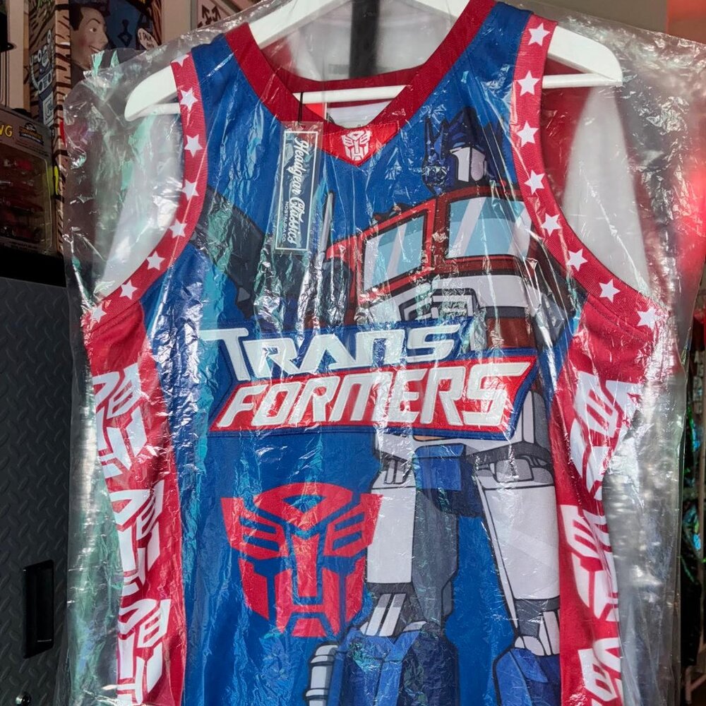 Mint condition Hasbro Transformers sports tank top jersey men/unisex size Medium